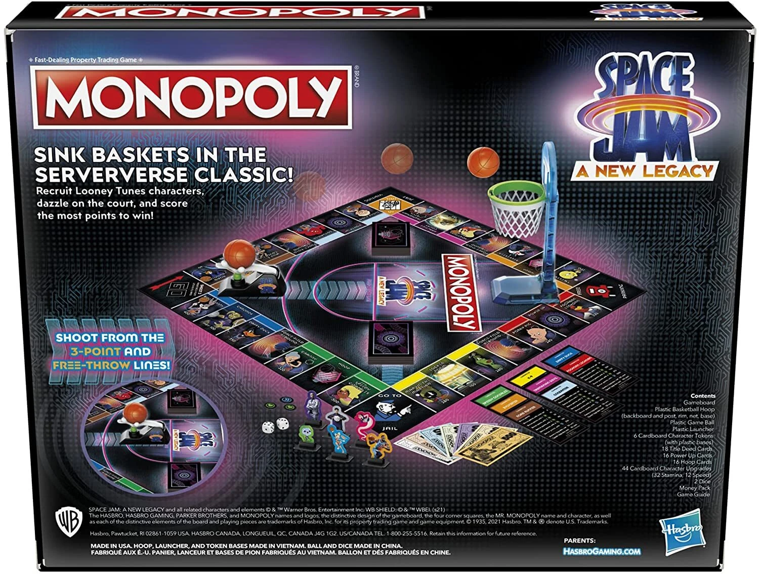 Hasbro Monopoly Space Jam Edition 4 Hasbro Monopoly Space Jam Edition - Image 2