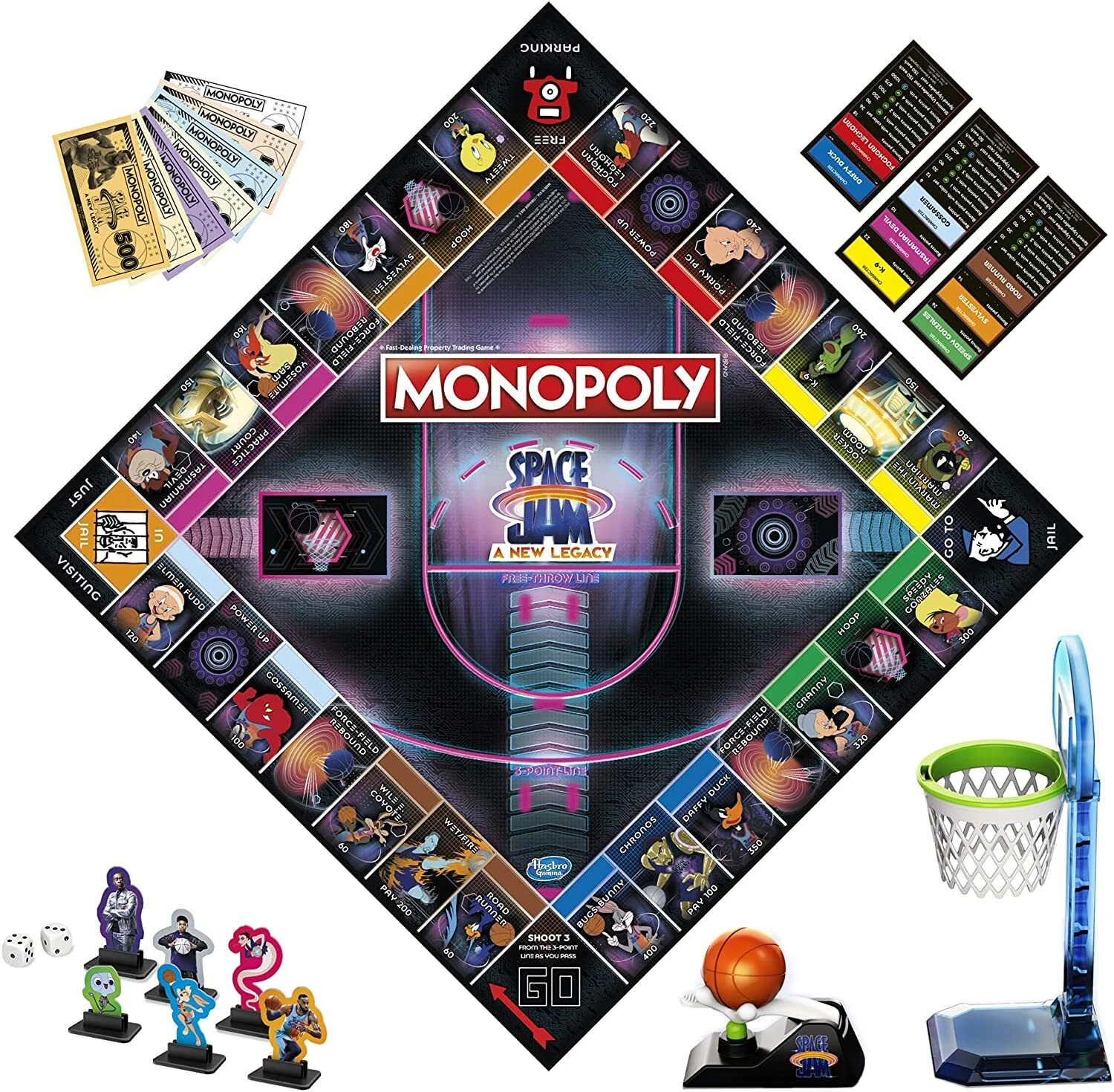 Hasbro Monopoly Space Jam Edition 5 Hasbro Monopoly Space Jam Edition - Image 3