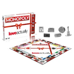 WINNING MOVES Love Actually Monopoly -Entertainment Game Store 5036905045636 1