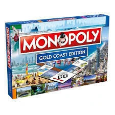 WINNING MOVES Monopoly Gold Coast Edition