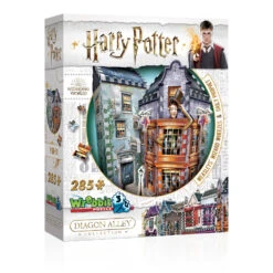 Wrebbit Harry Potter 3D Diagon Alley Weasleys Wizard Wheezes And Daily Prophet