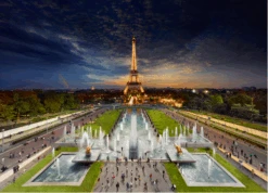 Stephen Wilkes Day To Night Eiffel Tower Jigsaw Puzzle (1000)