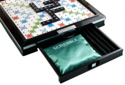 MATTEL Scrabble Deluxe Board Game -Entertainment Game Store 746775260606 1