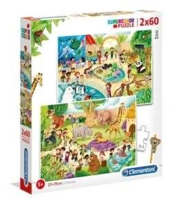 Clementoni Zoo 2x60 Pcs Puzzle