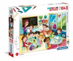 Clementoni My Classroom Maxi Puzzle 104 Pcs