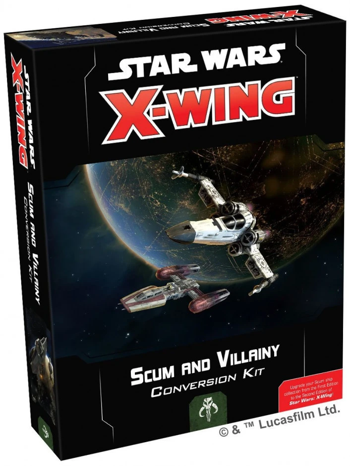 Fantasy Flight Games Star Wars X-Wing Miniatures Game - Scum And Vilainy Conversion Kit 2nd Edition 3 Fantasy Flight Games Star Wars X-Wing Miniatures Game - Scum And Vilainy Conversion Kit 2nd Edition
