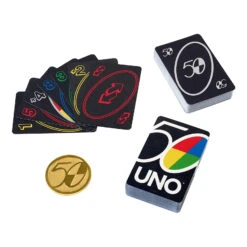 MATTEL Uno 50th Anniversary Edition -Entertainment Game Store 887961958423 2
