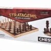 Stratagems Folding Wooden Chess Set 12" -Entertainment Game Store 9331863004562