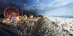 Stephen Wilkes Day & Night Coney Island, Boardwalk Jigsaw Puzzle 1000 Pieces