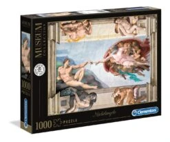 Clementoni Michelangelo The Creation Of Man 1000 Piece Jigsaw Puzzle
