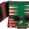 Backgammon Black Vinyl Case 15" -Entertainment Game Store K1000EA