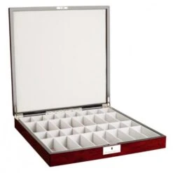 Dal Rossi Italy Chess Box Mahogany Finish 20" With Compartments Gold And Silver 101mm Pieces -Entertainment Game Store L2080DR 2