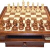 Dal Rossi Chess Set 16", With Boxwood/Sheesham 85mm Pieces Wood Double Weighted