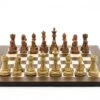Dal Rossi Italy Chess Set Flat Palisander/Maple Board 50cm, Brown And Box Wood Grain Finish Chess Pieces 110mm -Entertainment Game Store L8420DR