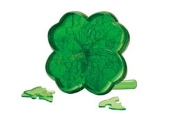 3D Crystal Puzzle - Clover - Green