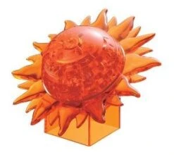 3D Crystal Puzzle - Sun - Orange