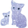 3D Crystal Puzzle - Clear Cat -Entertainment Game Store MAG90126