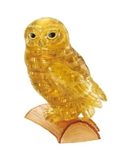 3D Crystal Puzzle - Gold Owl