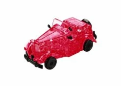 3D Crystal Puzzle - Red Classic Car