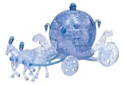 3D Crystal Puzzle - CARRIAGE BLUE CRYSTAL