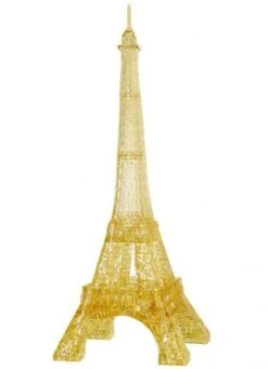 3D Crystal Puzzle - Eiffel Tower - Golden