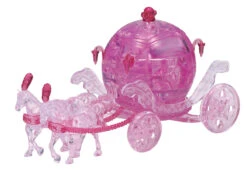 3D Crystal Puzzle - CARRIAGE PINK CRYSTAL