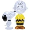 3D Crystal Puzzle - SNOOPY AND CHARLIE BROWN -Entertainment Game Store MAG91827