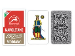 Italian Regional Napoletane Playing Cards 150th Anniversary Edition - Red